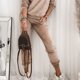 thumbnail image 5 of Women Fashion Velvet Track Pants Outfits Velour Tracksuit Lounge Velvet Trousers, 5 of 8