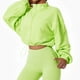 thumbnail image 2 of Chaqueta de entrenamiento con cremallera completa,Chaqueta recortada para correr y yoga, ropa deportiva de manga larga con cremallera completa, cuello levantado deportivo, top con cremallera, diseño de próxima generación, 2 of 6