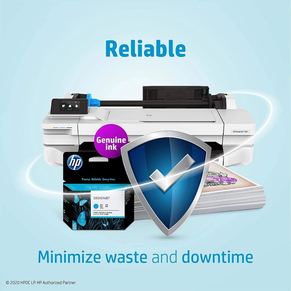 HP, Ink Cartridge, 711, 4 Pack with Black, Cyan, Magenta, Yellow