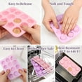 thumbnail image 6 of 12-Cavity Flower & Heart Silicone Mold, Multi-Purpose Baking Mold for Chocolate, Candy, Jelly, Bath Bombs, and Guest Soap, Non-Stick Food-Grade Mold for DIY Desserts and Crafts(1PC), 6 of 6