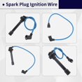 thumbnail image 3 of 32700-PTO-000  Wire Set, High Performance Ignition Wire for   del SOL 1992-2002 Blue, 3 of 8