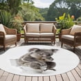 thumbnail image 4 of Round Rugs 5 Ft, Funny Koala Non Slip Area Rugs for Kitchen Bedroom Entryway, Cute Art Fun Lovely Animals on Toilets Washable Carpet Runner Rug Floor Mats for Bedroom Home Decor, 4 of 8