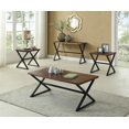 thumbnail image 1 of Distressed Wooden Top With Metal Base Sofa Table, 1 of 1