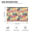 thumbnail image 3 of Kdxio Cute Cartoon Cat Makeup Bag Toiletry Bag Canvas Makeup Bags Zipper Cosmetic Pouch Travel Cosmetic Pouch for Women Gifts, 3 of 7