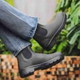thumbnail image 5 of Men's Chelsea Work Boots, Slip-On Ankle Boots, Elastic Sides with Pull Tabs, Non-Slip Rubber Sole, Durable & Casual Boots, 5 of 5