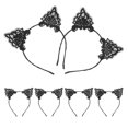 thumbnail image 1 of BESTYASH 6Ud Diademas De Para Mujer De Encaje Negro Con Hueco Y Cómodo, 1 of 7
