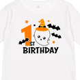 thumbnail image 4 of Inktastic 1st Birthday with Ghost and Bats Halloween Boys or Girls Long Sleeve Toddler T-Shirt, 4 of 5