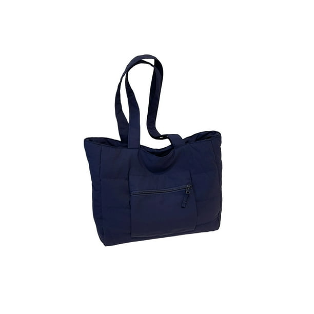 Bolso de Bolsa Grande Acolchado Casual Bolso de Ordenador de Hombro Único, Bolso de Mano de Gran Capacidad