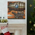 thumbnail image 6 of Steampunk Blimp Descends - Canvas, 6 of 10