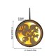 thumbnail image 2 of De Madera Bruja Calabaza Lámpara Colgante Adorno Para Decoraciones De Halloween seitruly HA042878-06, 2 of 6
