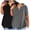 Black/Gray, variant on 2 PCS Basic T Shirts Womens Plus Size Clothing for Women Short Sleeve Oversized Baggy Tops Tees with Pockets Black/Khaki, 4XL
