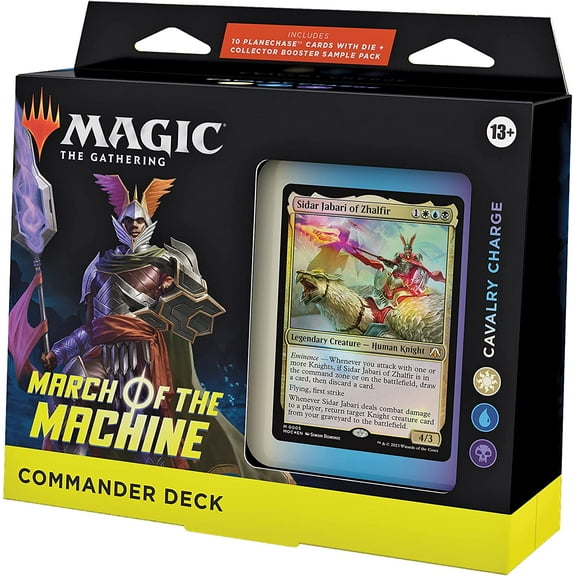 Magic: The Gathering March of the Machine Commander Deck Cavalry Charge   Collector Booster Sample Pack
