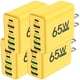 thumbnail image 1 of Cargador para Varios Dispositivos HotShot NexusYellow 4 Pzas 6 Puertos USB 5V 3A Max 65W 100-240V 50-80Hz Amarillo, 1 of 1