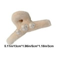 thumbnail image 3 of Wioihee Ladies' jewelry Large Pearl Claw Clips for Thick Hair for Wedding Nonslip Jaw Clips Hair Styling Gift and Accessories for Women and Girls, 3 of 6