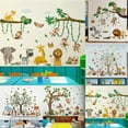 thumbnail image 4 of Cartoon Jungle Animal Wall Sticker Kid Room Boy Bedroom Decor Children Nursery, 4 of 8