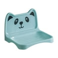 thumbnail image 1 of Lovely Small Bear Soap Box Wall Mounted Toilet Soap Rack No Water Accumulation And Drainage Soap Box Detachable Structure, 1 of 6