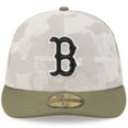 thumbnail image 2 of Men's New Era Light Beige/Olive Boston Red Sox 2025 Armed Forces Day 59FIFTY Fitted Hat, 2 of 5