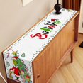 thumbnail image 3 of Green Christmas Table Runner Welcome to Whoville Believe Theme Party Decoration Xmas Winter Holiday Home Kitchen Island Decor 108Inches Long, 3 of 5