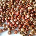 thumbnail image 3 of HLONK Lot de 100 Perles Rondes en Bois 12mm pour Fabrication de Bijoux, Artisanat, Charmes Intercalaires, 3 of 5