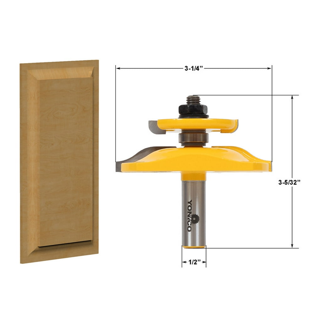 Raised Panel Router Bit with Back cutter Ogee 12143