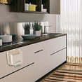 thumbnail image 4 of Wall-Mounted Foldable Trash Can for Kitchen Cabinet Door | Hanging Garbage Bin with Lid | Space-Saving Waste Container for Home, Bathroom, or Office | Non-Perforated Easy Install Utility Organizer, 4 of 9