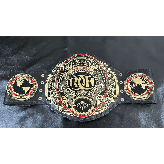 Black ROH Ring of Honor World Heavyweight Championship Replica Belt