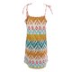 thumbnail image 5 of Moda mujer verano casual estampado floral tirantes sin mangas correas vestido Pompotops  qyievc1397, 5 of 5