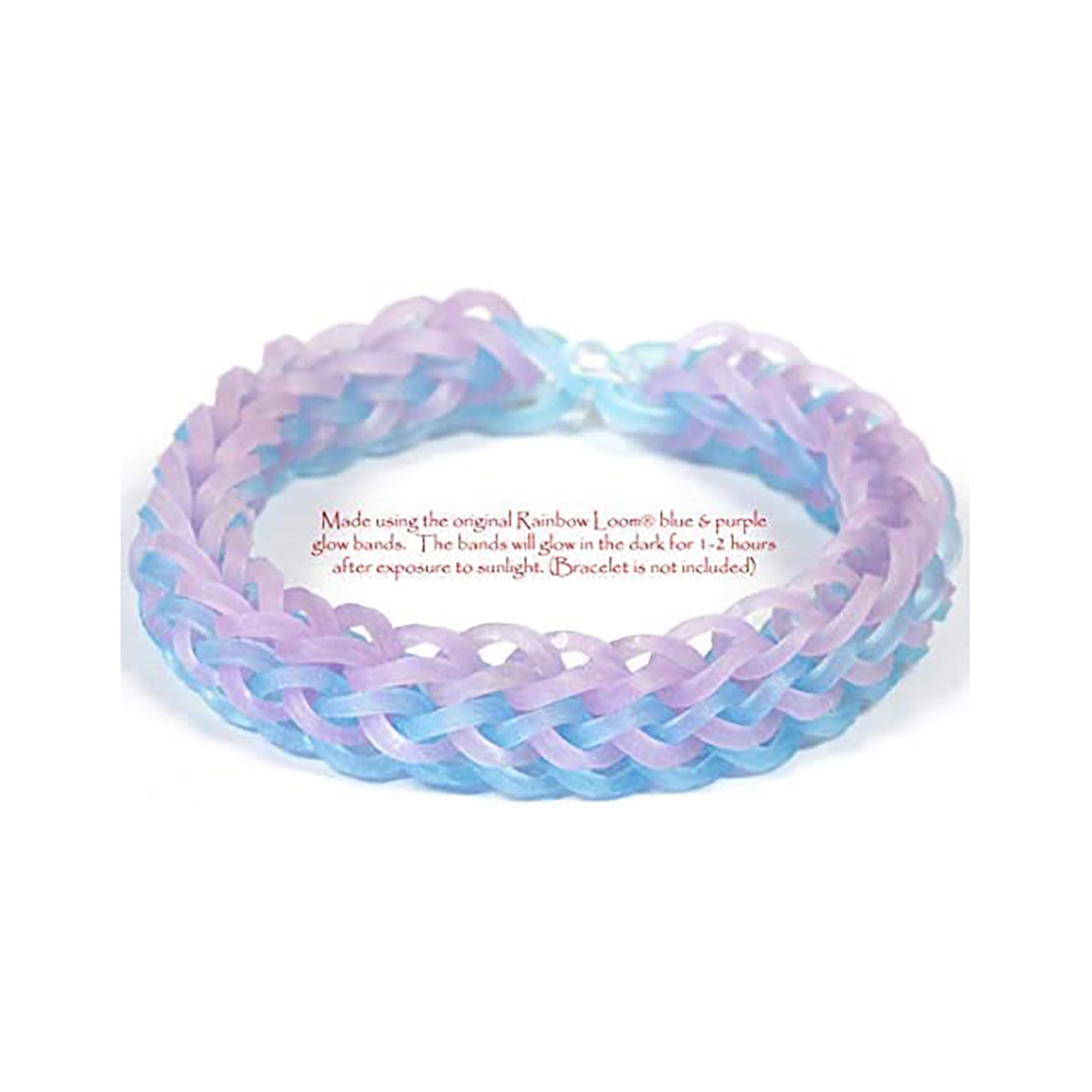 Rainbow Loom Electric Purple Glow High Quality Rubber Bands, the Original  Rubber Bands for Everything Rainbow Loom, Children Ages 7 and Up.