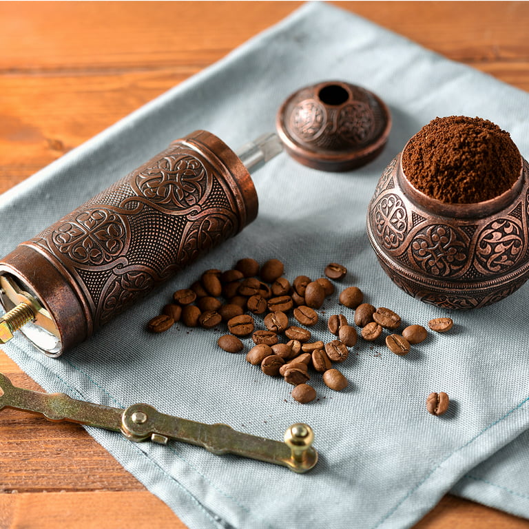 Small copper hand mill , Copper aging coffee grinder - AliExpress