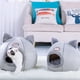 thumbnail image 4 of Billuyoard Gato cama casa nido 2 en 1 gato cama camas esteras felpa perrera cachorro cojín perros pequeños gatos nido lavable cueva gatos camas Perchas para gatos Gris SG Billuyoard PT000068-03, 4 of 6