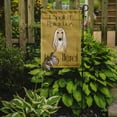 thumbnail image 2 of Afghan Hound Spoiled Dog Lives Here Garden Flag, 2 of 2