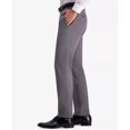 thumbnail image 2 of Kenneth Cole Reaction MEDIUM GREY Men's Modern-Fit Micro-Check Pants, US 36x30, 2 of 3