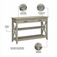 thumbnail image 4 of Pemberly Row Engineered Wood Hall Tree with Storage & Console Table - Gray, 4 of 9