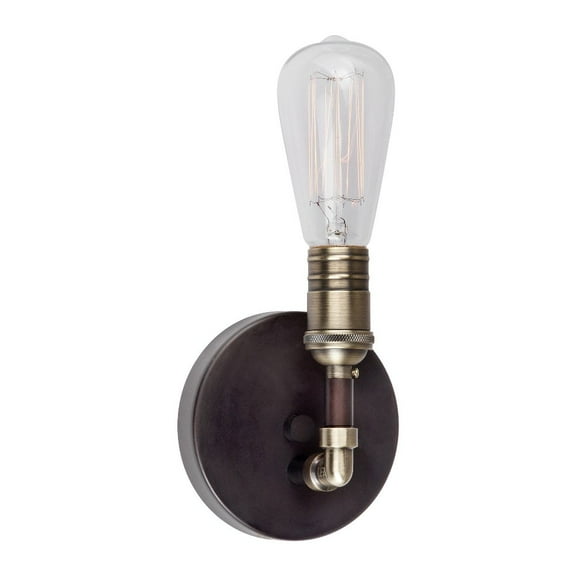 1-Light Antique Bronze Wall Sconce