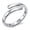 Design 4, variant on 925 Sterling Silver Adjustable Flower Ring for Women | Floral Open Ring Dainty Minimalist Wrap Ring | Cute Daisy Design Finger Ring | Lightweight Stackable Everyday Jewelry Gift for Women