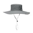 thumbnail image 2 of HEVIRGO Breathable Wide Brim Hat Comfortable Wear Resistant Camping Fishing Bucket Hat Outdoor Supply, 2 of 6
