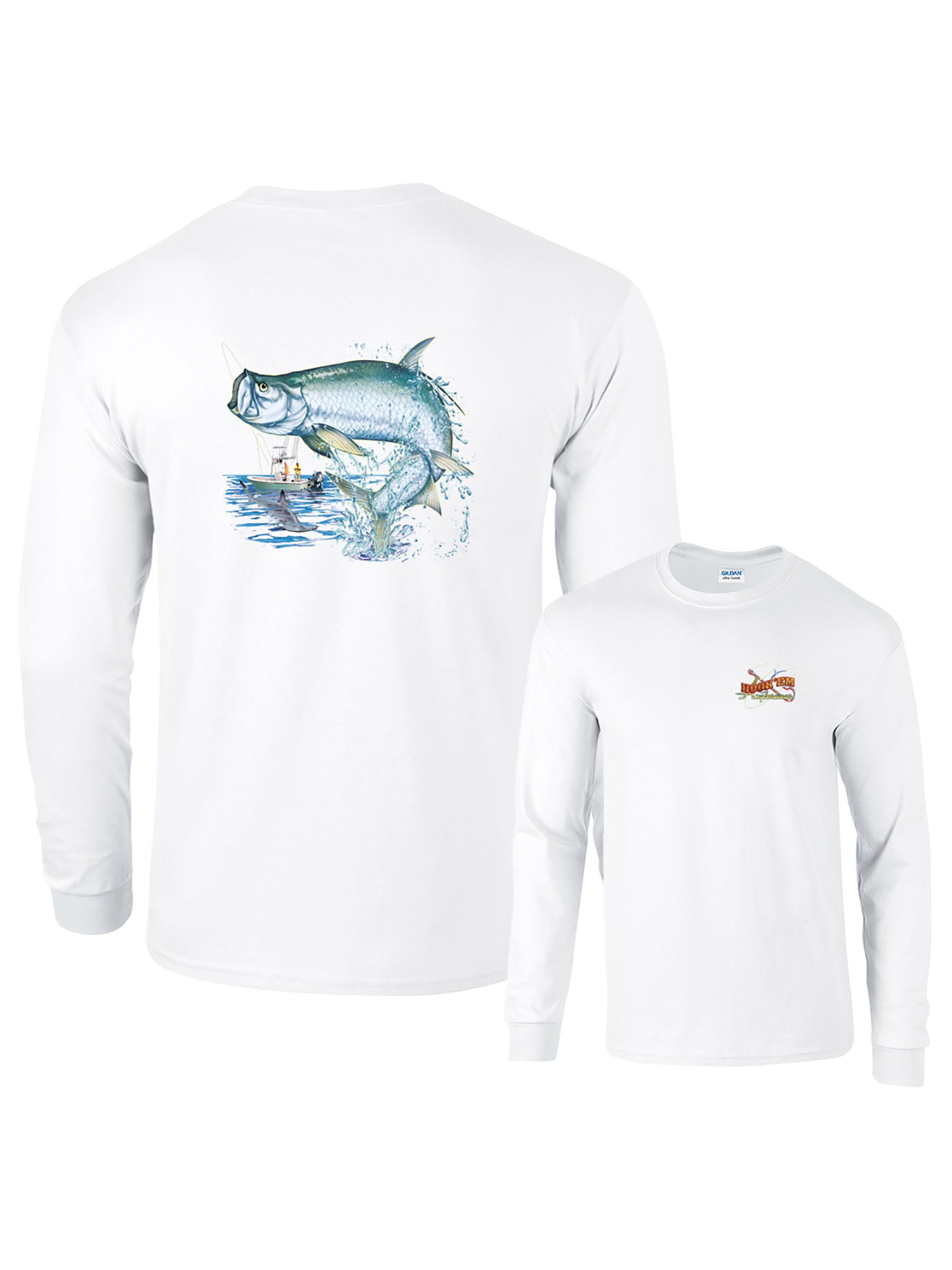 Fair Game - Tarpon Fish Fishing Long Sleeve T-Shirt - Walmart.com ...