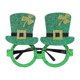 thumbnail image 1 of Teissuly St. Patrick's Day Decoration Glasses Irish Festival Green Hat Glasses Gift Ornament Teissuly WER202401275493, 1 of 2
