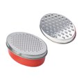 thumbnail image 3 of EeaseCA Multifunctional Grater Cheese Grater Stainless Steel Fruits Vegetables Grater Zester with Storage Container (Red), 3 of 4