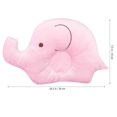 thumbnail image 3 of 2 uds. Almohada Unisex para el cuello del bebé, almohada con forma de elefante, almohada para bebé recién nacido, cojín de espuma viscoelástica, almohada de apoyo para la cabeza infantil, rosa TUNC Sencillez, 3 of 5