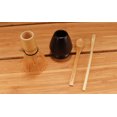 thumbnail image 6 of BambooMN - Matcha Green Tea Whisk Tools Set - Whisk + Scoop + Tea Spoon + Black Whisk Holder, 6 of 8