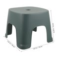 thumbnail image 2 of COMPUKAS Shower Stools Kids Stool Footstool Plastic Green For Bathing Home Use 1 Pcs, 2 of 6
