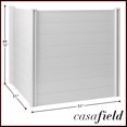 thumbnail image 7 of Casafield 48" x 48" Privacy Screen - Outdoor Vinyl Fence Panels - White, 7 of 7