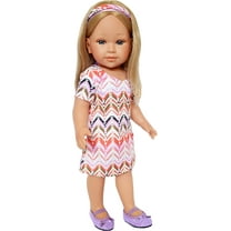 18 Inch Doll Clothes- Zig Zag 1970 Style Dress Fits 18" Kennedy and Friends Dolls