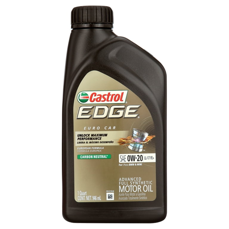 Castrol EDGE 0W-20　FE 8L Castrol EDGE Extended Performance Full Synthetic Engine Oil