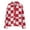 Red, variant on Womens Jackets Plaid Printed Fashion Long Sleeve Button Neck Jacket Outerwear Winter Women's Tops