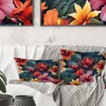 thumbnail image 2 of Designart "Vibrant Multicolor Hibiscus Paradise III" Tropical Throw Pillow - Traditional Pillow For Couch - Insert And Pillows Covers For Living Room Decor, 2 of 5
