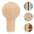 thumbnail image 6 of Masteelf 50 Pcs Miniature Cabinet Knobs For Dollhouse Diy Projects Tiny Wood Handles For Doll House Furniture Miniature House Decor Accessories, 6 of 8