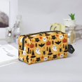 thumbnail image 6 of Uemuo Halloween Ghost Pumpkin Pattern Portable Toiletry Bags with Handle, Waterproof travel Make up Bags for Women, Large Capacity Travel Cosmetic Bags, 6 of 9