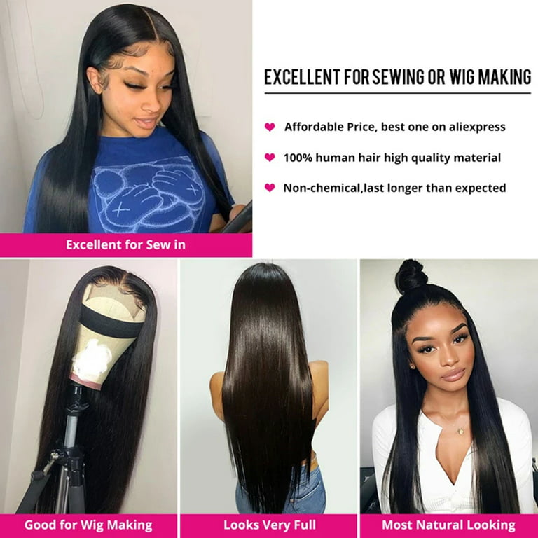 Virgin Remy 360 Lace Frontal Closure Natural Straight – Simply
